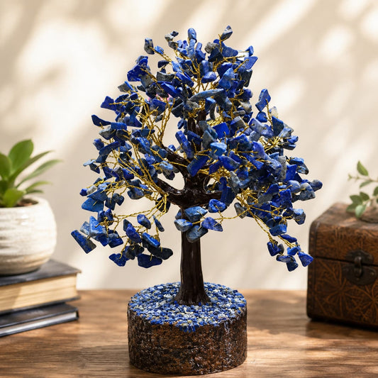 Lapis Lazuli Tree with Crystal Base – Wisdom, Truth & Positive Energy