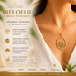 Tree of Life Brass Pendant | Abundance, Protection & Spiritual Growth