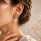 Rose Quartz Silver Hook Earrings | Love, Emotional Healing and Heart Chakra