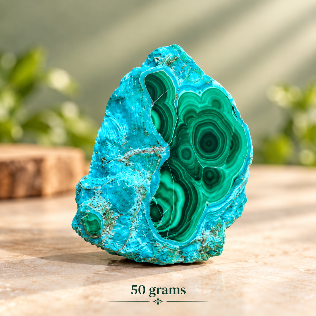 Malachite Natural Raw Piece | Transformation, Heart Chakra and Spiritual Protection