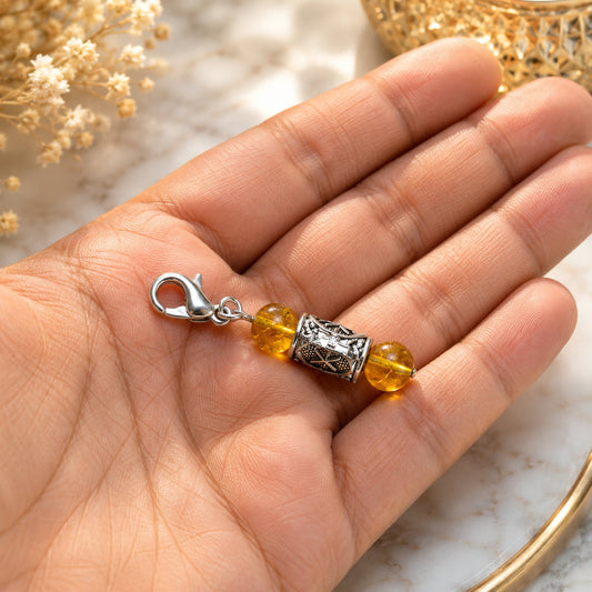 Citrine Wealth Charm | Good Luck, Prosperity and Manifestation Energy