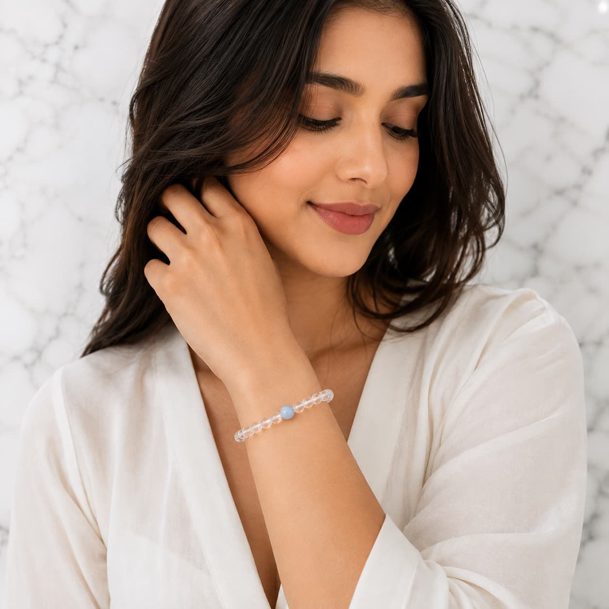 The Healer's Bracelet for Angelic Communication, Clarity and Energy Amplification
