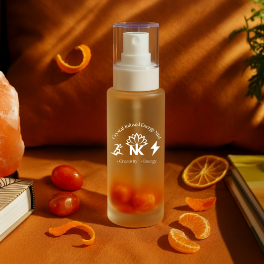 Carnelian Crystal Infused Energy Mist - 100ml | Uplifting Energy • Motivation • Passion)