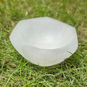 Selenite Hexagon Bowl For Crystals Recharge