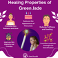 Green Jade Face Beauty Roller To Reduce Stress & Promote Relaxation