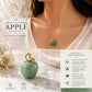 Green Aventurine Apple Pendant | Good Luck, Prosperity and Emotional Healing