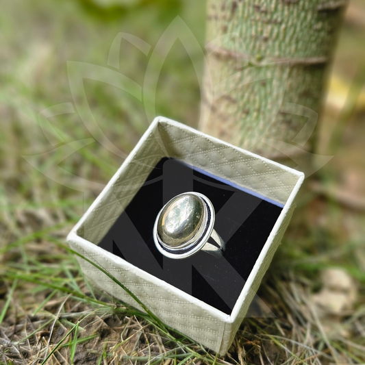 Pyrite Ring For Confidence Boost