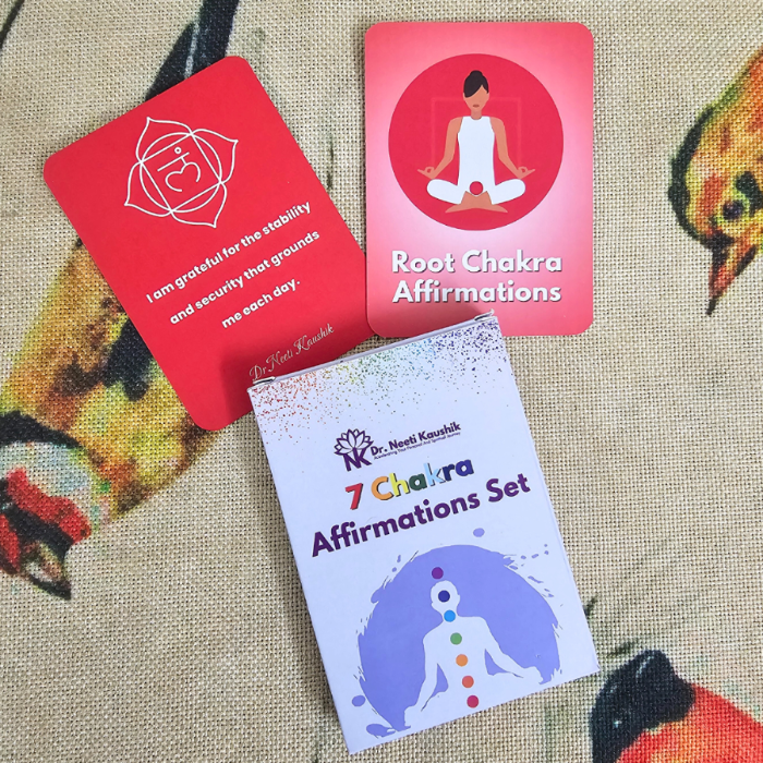 7 Chakra Affirmation Card Set