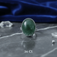 Healing Kiwi Quartz ring for stress relief and spiritual growth