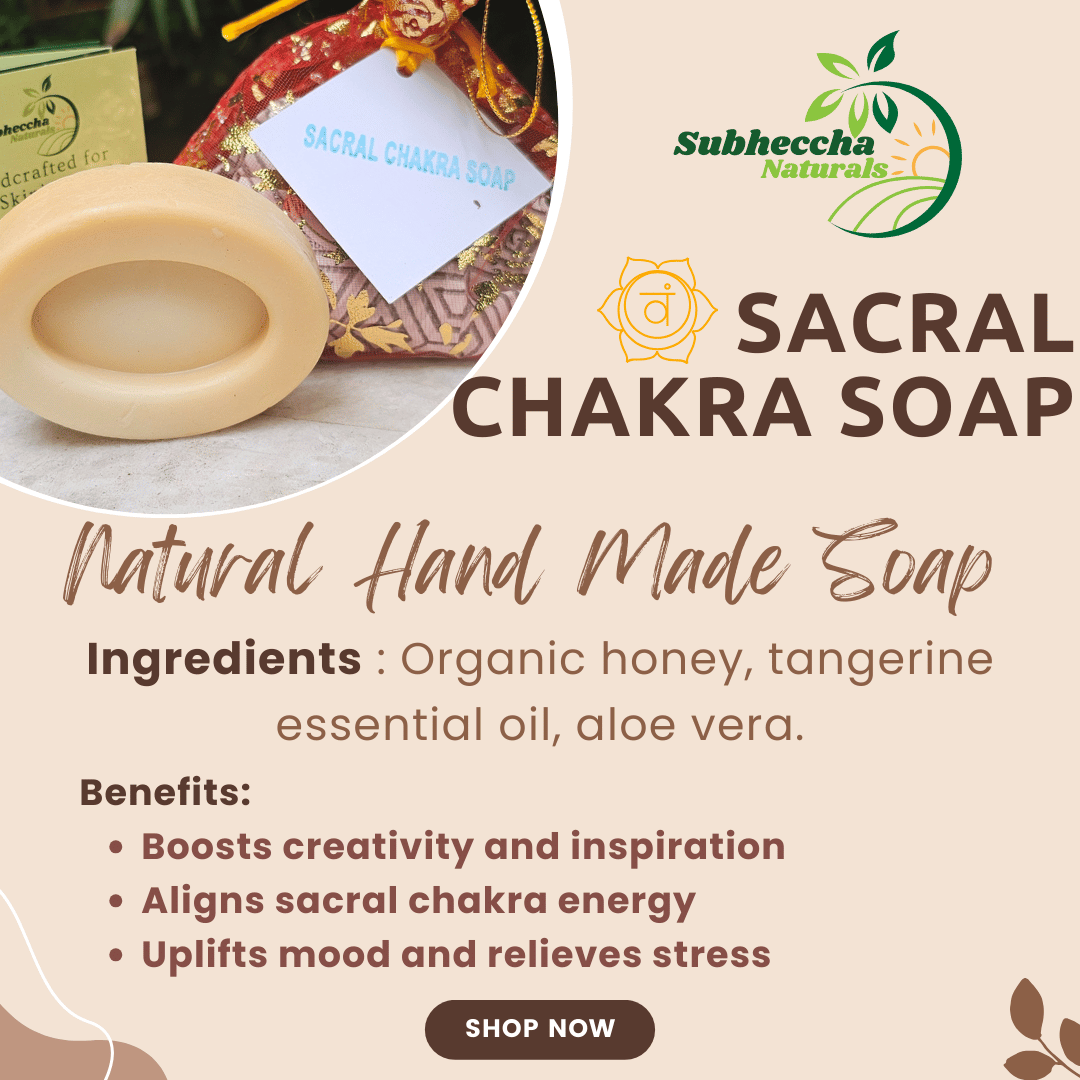 Sacral Chakra Soap To Balances The Body's Energy