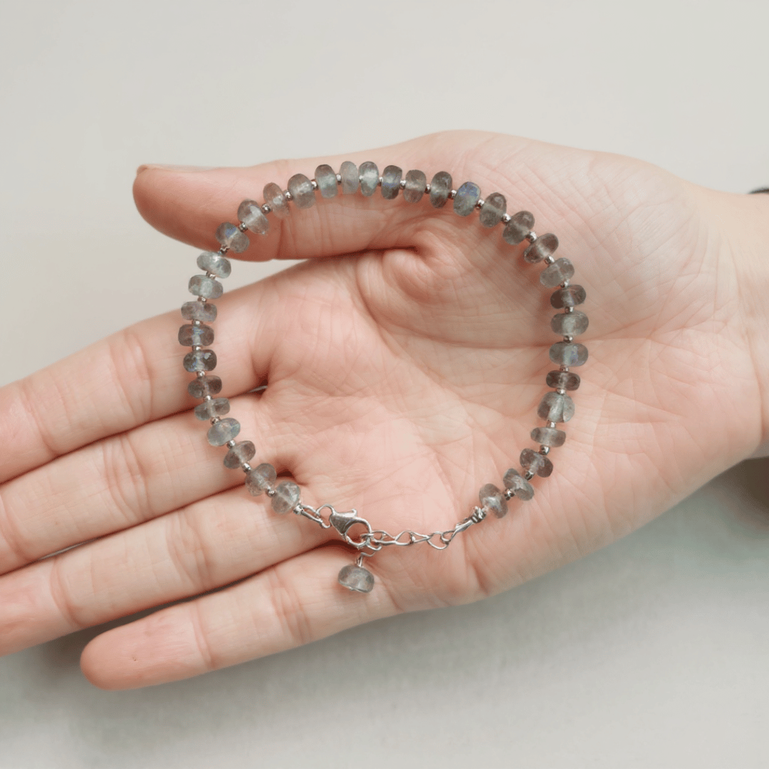 Labradorite 925 Sterling Silver Bracelet 