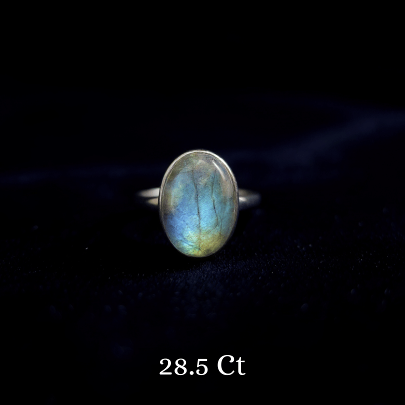Labradorite Ring – Intuition • Transformation • Protection