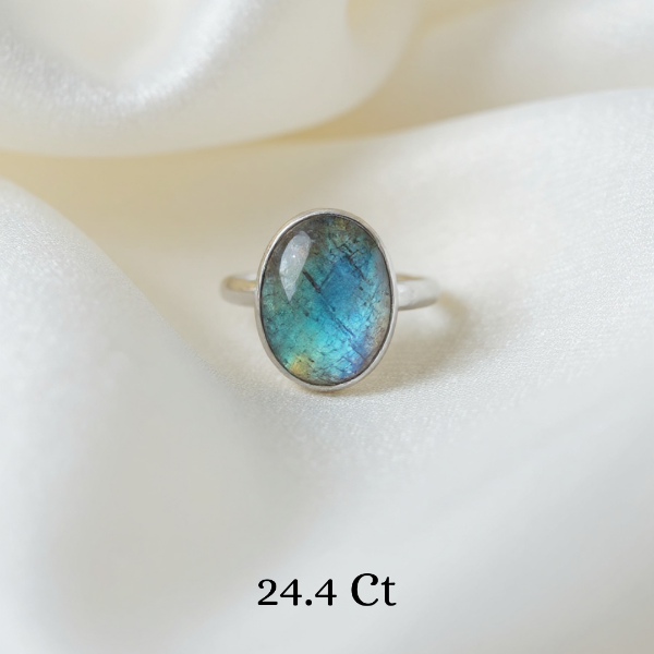 Labradorite Ring – Intuition, Protection & Transformation