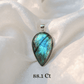 Natural Labradorite crystal pendant for transformation