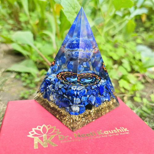 Lapis Lazuli Communication & Harmony Pyramid - Dr. Neeti Kaushik's Shop