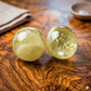 Lemon Quartz Crystal Tumbles Set of 2 for Positivity & Clarity