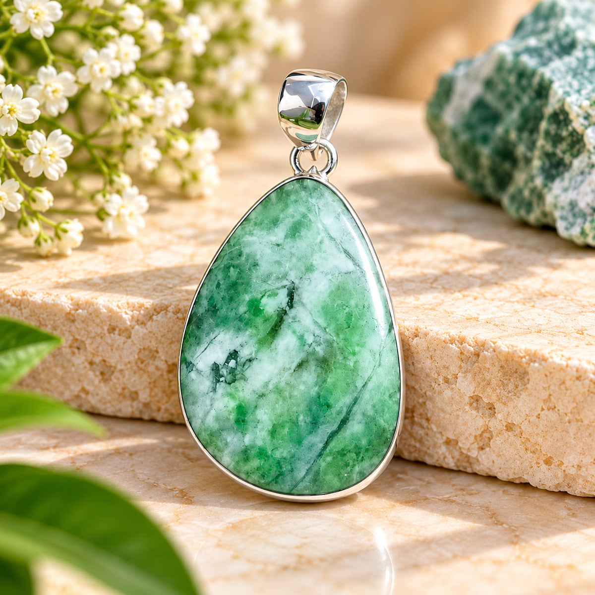 Premium Maw Sitsit 925 Sterling Silver Pendant for Vitality & Strength
