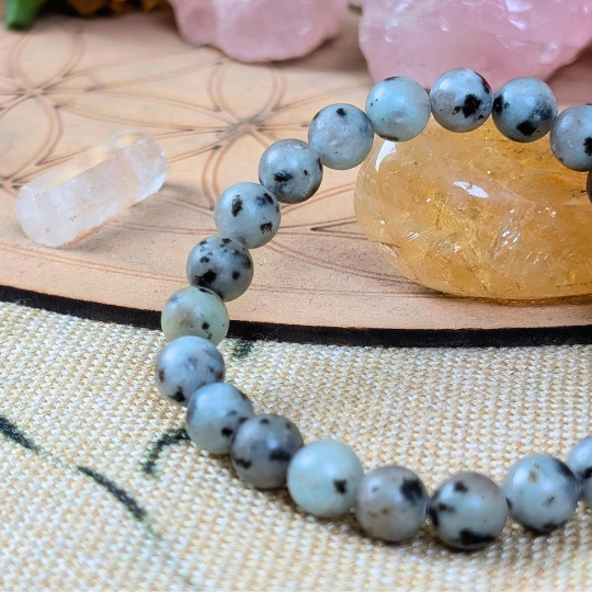 Missing Number 5 Bracelet – Lo Shu Grid for Adaptability, Mental Clarity & Balance(8mm) - Dr. Neeti Kaushik's Shop