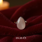 Natural Morganite gemstone ring for positivity and harmony