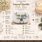 Natural Howlite Palmstone For Relaxation, Calm & Emotional Balance