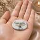 Natural Howlite Palmstone For Relaxation, Calm & Emotional Balance