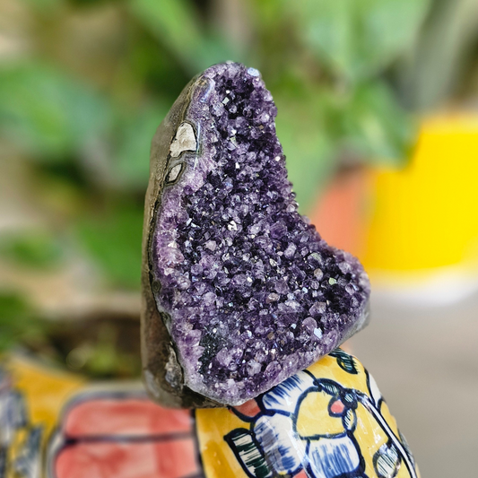 Amethyst Raw Cluster For Anxiety Reduction