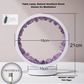Amethyst Round Lamp With USB Interface