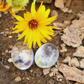 Clear Quartz Duo Tumbles For Meditation