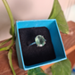 Green Fluorite Ring To Dissipates Emotional Trauma