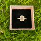 Rose Quartz Diamond Cut Ring For Stimulates Love