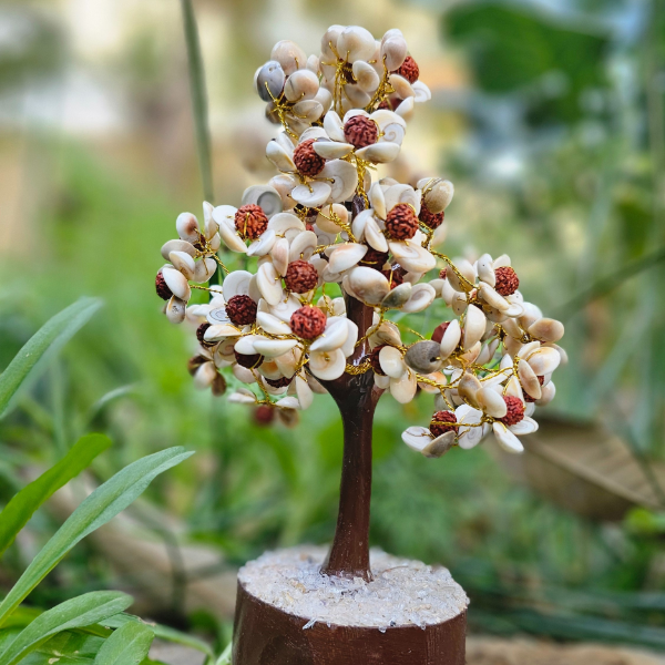 Gomti Chakra Tree With RUDRAKSHA – Dr. Neeti Kaushik's Shop
