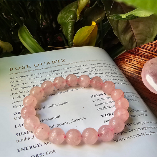 Rose quartz Bracelet For Unconditional Love