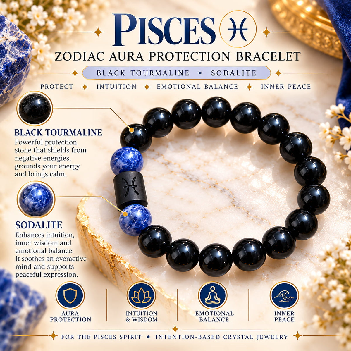 Zodiac Aura Protection Bracelets | All 12 Zodiac Signs