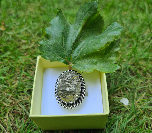 Pyrite Ring For Good Fortune