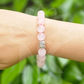 Rose quartz Bracelet For Unconditional Love-(10mm) - Dr. Neeti Kaushik's Shop
