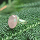 Natural Rose quartz Ring