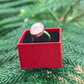 Natural Rose quartz Ring