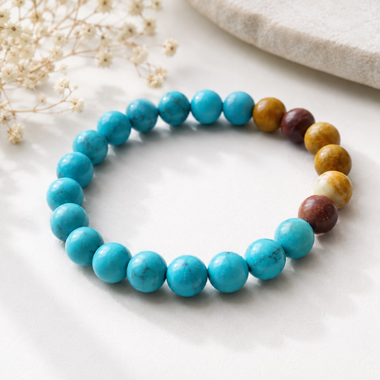 Sagittarius healing crystal bracelet for abundance, growth and manifestation