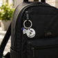 The Sagittarius Keychain Zodiac - Strength Charm with Blue Corundum