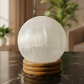 Authentic Selenite sphere for balance and peaceful energy