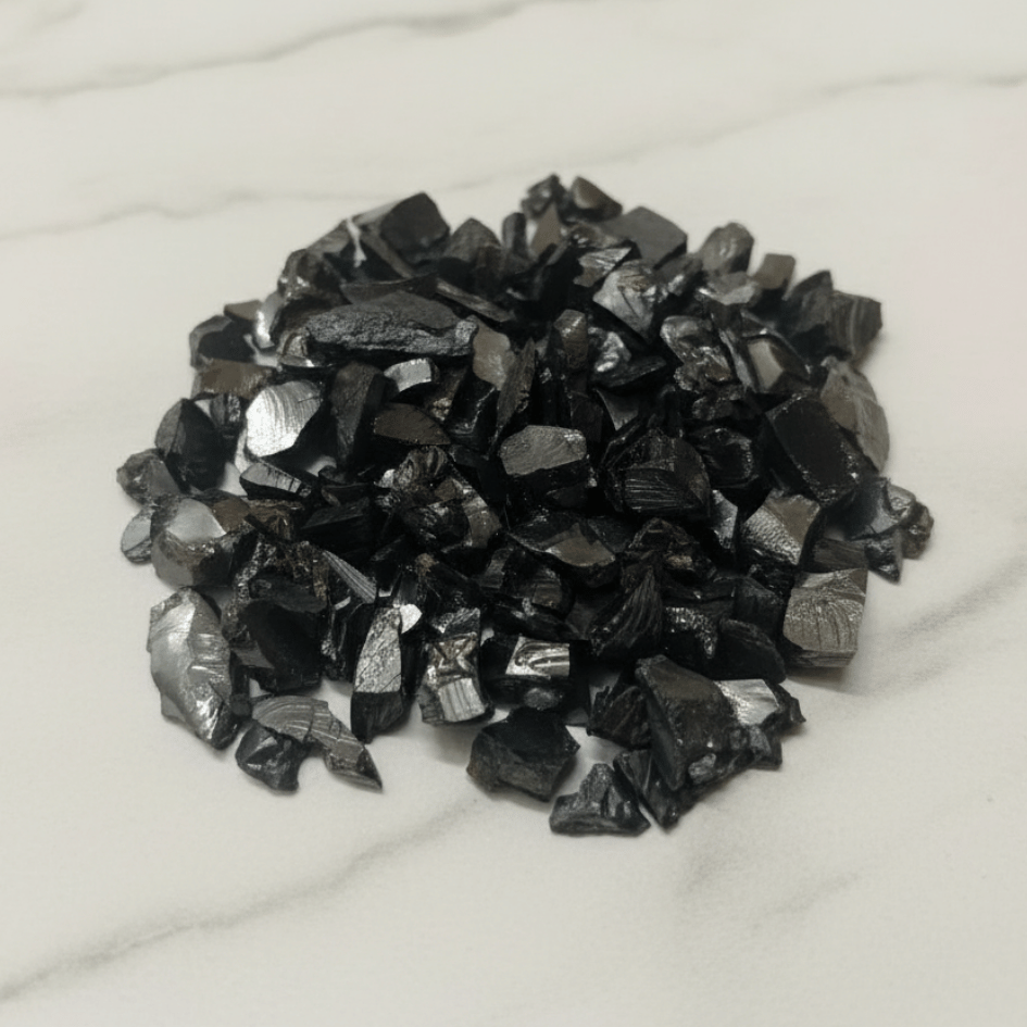 मोबाइल विकिरण को कम करने के लिए शुंगाइट चिप