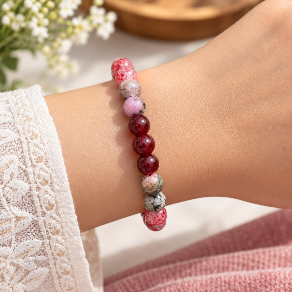 The Love Spell Bracelet | 6 Crystal Bracelet for Attracting Love & Healing the Heart