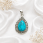 authentic turquoise pendant for soothing vibrations