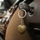 Unakite Heart Keychain For New Beginnings & Personal Growth