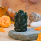 Lord Ganesh in Green Aventurine For Prosperity