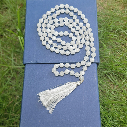 Moonstone Jaap Mala For Enhances Positive Wellbeing - Dr. Neeti Kaushik's Shop
