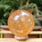 Citrine Sphere To Amplify Your Intentions and Goals