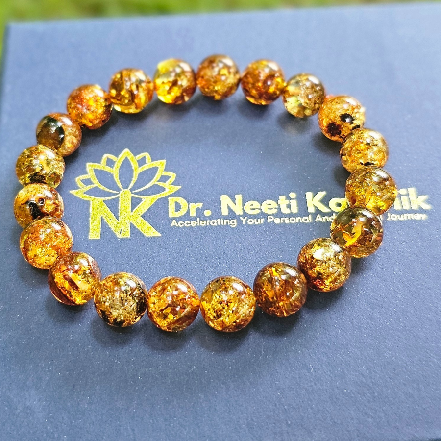 Amber Bracelet For Confidence & Creativity