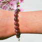 Garnet Bracelet In Silver For Protection