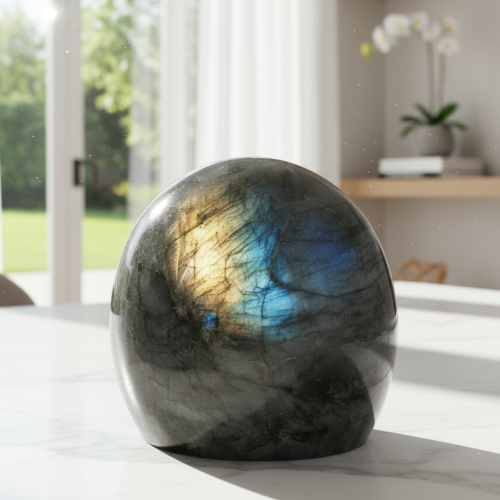 Healing Labradorite raw piece for positive energy and meditation